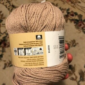 Cotton Yarn in Beige
